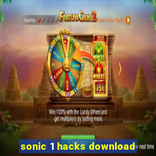 sonic 1 hacks download